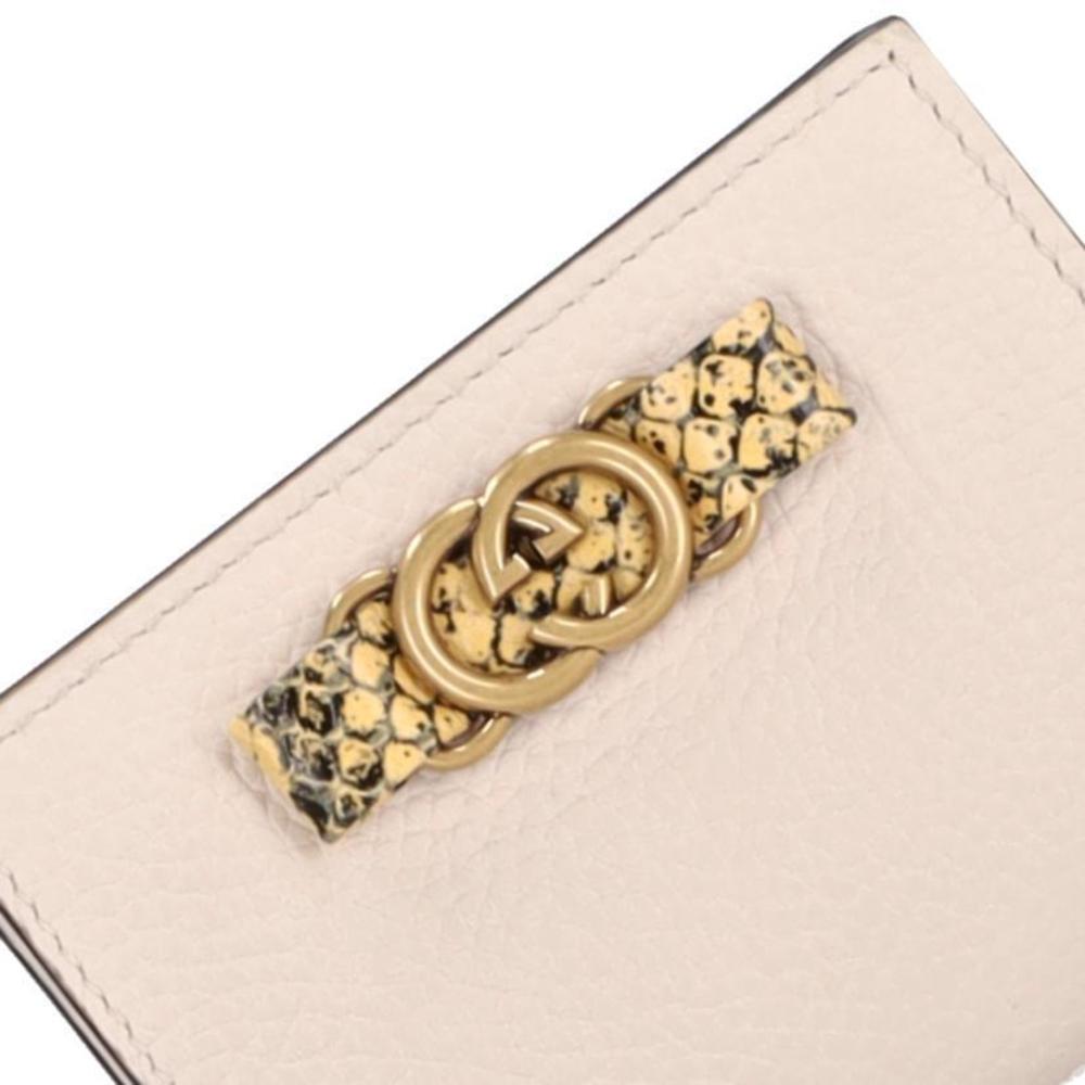 Gucci Interlocking G Python Bow Wallet - image 8
